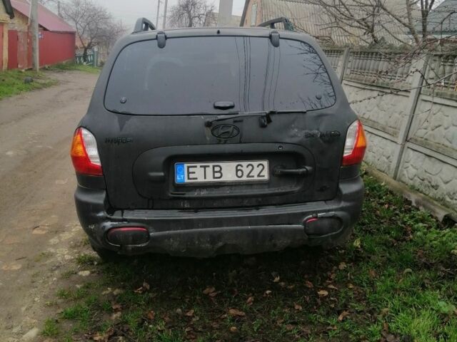 Черный Хендай Санта Фе, объемом двигателя 2 л и пробегом 220 тыс. км за 2700 $, фото 5 на Automoto.ua