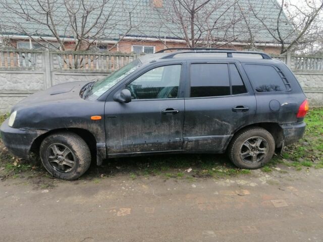 Черный Хендай Санта Фе, объемом двигателя 2 л и пробегом 220 тыс. км за 2700 $, фото 4 на Automoto.ua