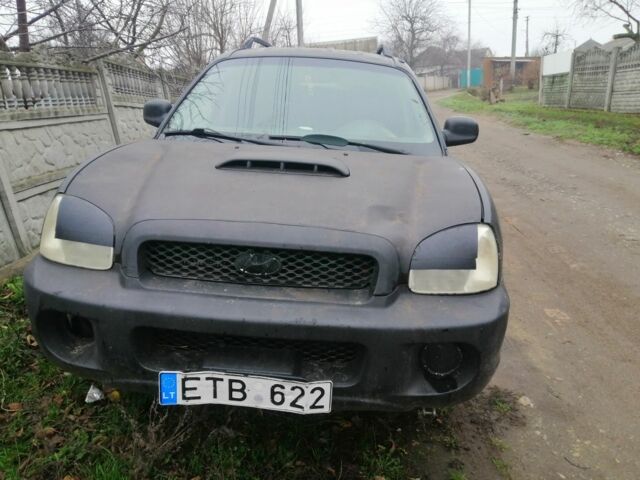 Черный Хендай Санта Фе, объемом двигателя 2 л и пробегом 220 тыс. км за 2700 $, фото 1 на Automoto.ua