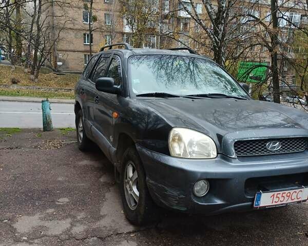 Черный Хендай Санта Фе, объемом двигателя 2.2 л и пробегом 230 тыс. км за 4800 $, фото 1 на Automoto.ua