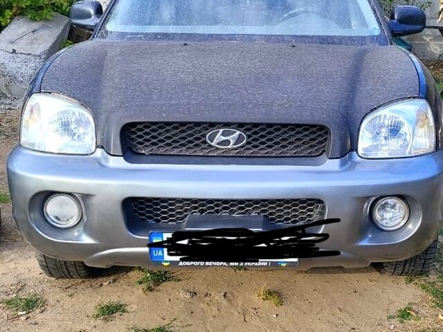 Черный Хендай Санта Фе, объемом двигателя 2 л и пробегом 350 тыс. км за 4200 $, фото 1 на Automoto.ua