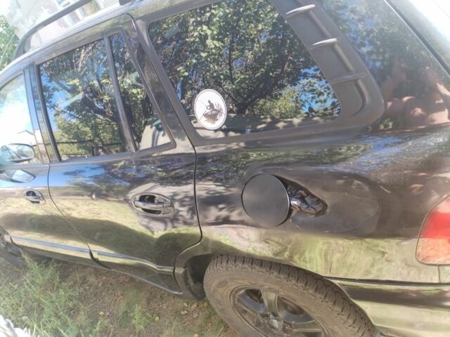 Черный Хендай Санта Фе, объемом двигателя 2.4 л и пробегом 295 тыс. км за 3100 $, фото 1 на Automoto.ua