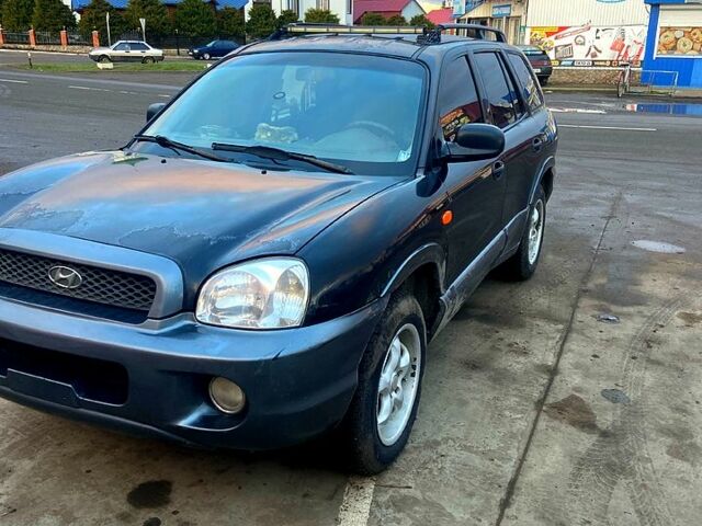 Черный Хендай Санта Фе, объемом двигателя 2 л и пробегом 350 тыс. км за 4200 $, фото 2 на Automoto.ua