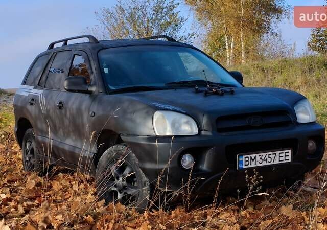Чорний Хендай Санта Фе, об'ємом двигуна 2 л та пробігом 306 тис. км за 4199 $, фото 1 на Automoto.ua