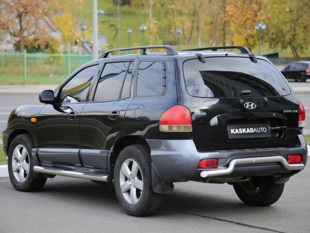 Черный Хендай Санта Фе, объемом двигателя 2 л и пробегом 222 тыс. км за 5500 $, фото 3 на Automoto.ua