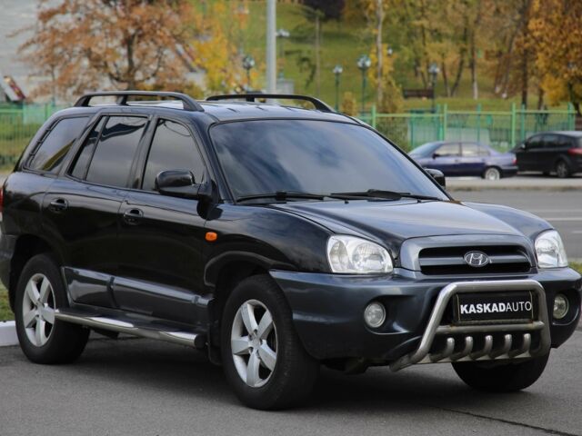 Черный Хендай Санта Фе, объемом двигателя 2 л и пробегом 222 тыс. км за 5500 $, фото 2 на Automoto.ua
