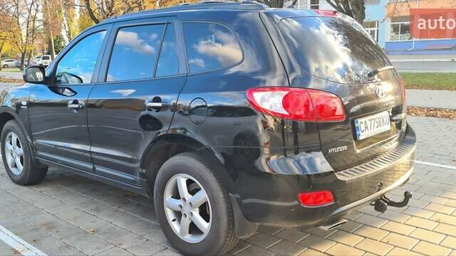 Черный Хендай Санта Фе, объемом двигателя 2.2 л и пробегом 195 тыс. км за 9500 $, фото 9 на Automoto.ua
