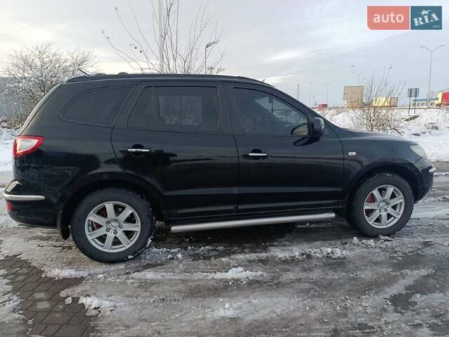 Черный Хендай Санта Фе, объемом двигателя 2.19 л и пробегом 250 тыс. км за 8600 $, фото 5 на Automoto.ua
