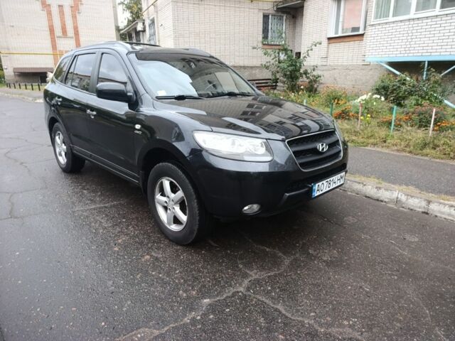 Черный Хендай Санта Фе, объемом двигателя 2.7 л и пробегом 295 тыс. км за 8700 $, фото 1 на Automoto.ua