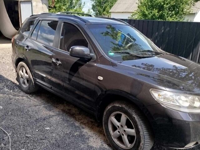 Черный Хендай Санта Фе, объемом двигателя 2.2 л и пробегом 290 тыс. км за 7350 $, фото 2 на Automoto.ua