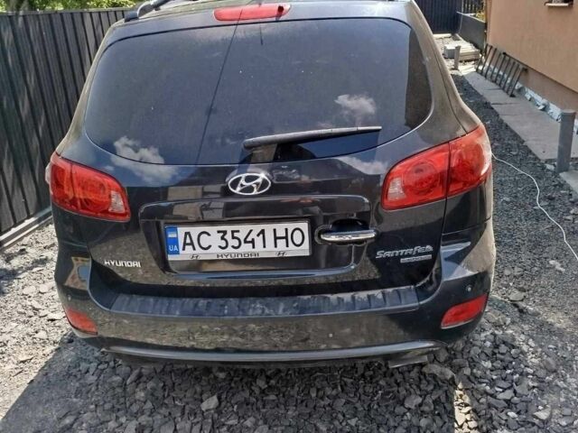 Черный Хендай Санта Фе, объемом двигателя 2.2 л и пробегом 290 тыс. км за 7350 $, фото 5 на Automoto.ua
