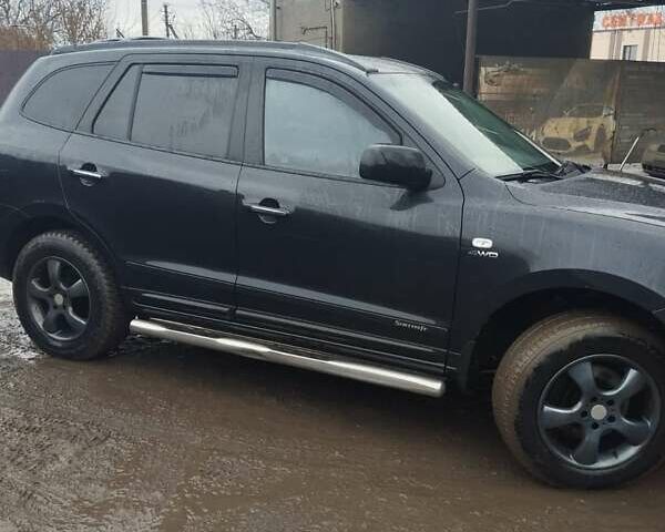 Черный Хендай Санта Фе, объемом двигателя 2.2 л и пробегом 244 тыс. км за 10500 $, фото 1 на Automoto.ua