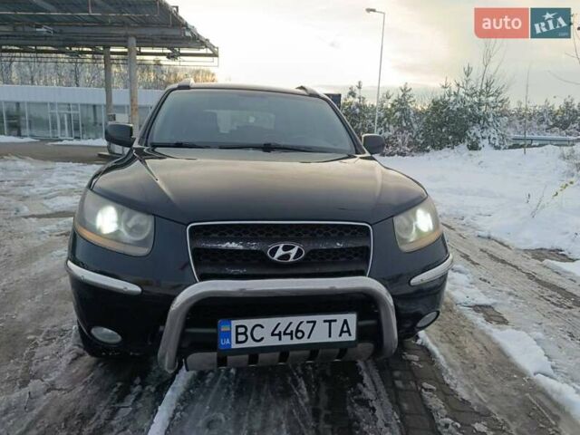 Черный Хендай Санта Фе, объемом двигателя 2.19 л и пробегом 250 тыс. км за 8600 $, фото 3 на Automoto.ua