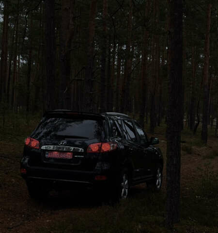 Черный Хендай Санта Фе, объемом двигателя 2.2 л и пробегом 218 тыс. км за 10350 $, фото 2 на Automoto.ua