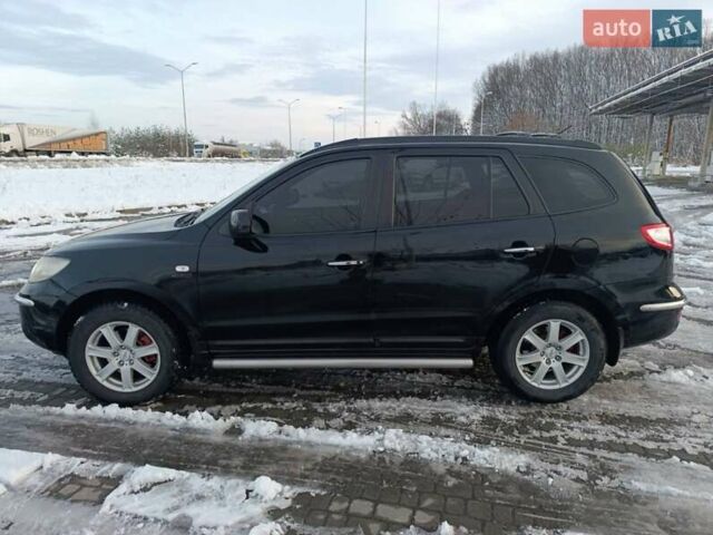 Черный Хендай Санта Фе, объемом двигателя 2.19 л и пробегом 250 тыс. км за 8600 $, фото 1 на Automoto.ua