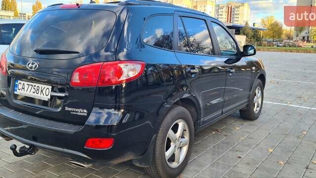 Черный Хендай Санта Фе, объемом двигателя 2.2 л и пробегом 195 тыс. км за 9500 $, фото 1 на Automoto.ua