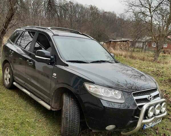 Черный Хендай Санта Фе, объемом двигателя 2.2 л и пробегом 200 тыс. км за 9700 $, фото 2 на Automoto.ua