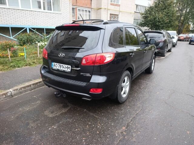 Черный Хендай Санта Фе, объемом двигателя 2.7 л и пробегом 295 тыс. км за 8700 $, фото 2 на Automoto.ua