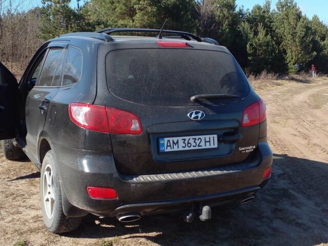 Черный Хендай Санта Фе, объемом двигателя 2.7 л и пробегом 248 тыс. км за 7300 $, фото 4 на Automoto.ua