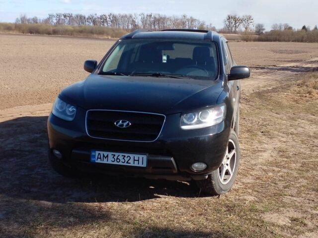 Черный Хендай Санта Фе, объемом двигателя 2.7 л и пробегом 248 тыс. км за 7300 $, фото 2 на Automoto.ua