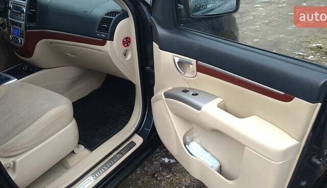 Черный Хендай Санта Фе, объемом двигателя 2.19 л и пробегом 240 тыс. км за 8300 $, фото 8 на Automoto.ua