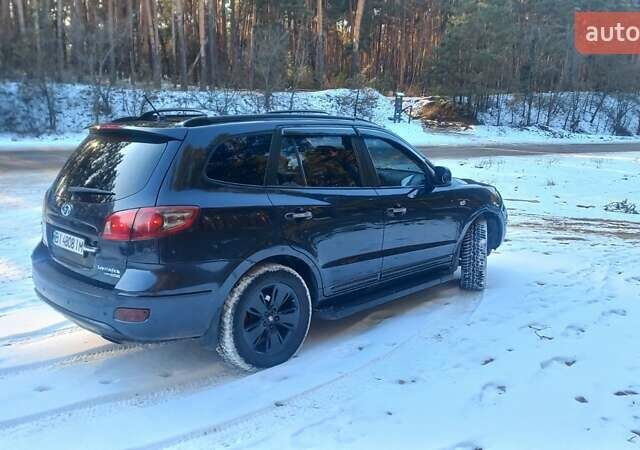 Черный Хендай Санта Фе, объемом двигателя 2.2 л и пробегом 254 тыс. км за 10700 $, фото 3 на Automoto.ua