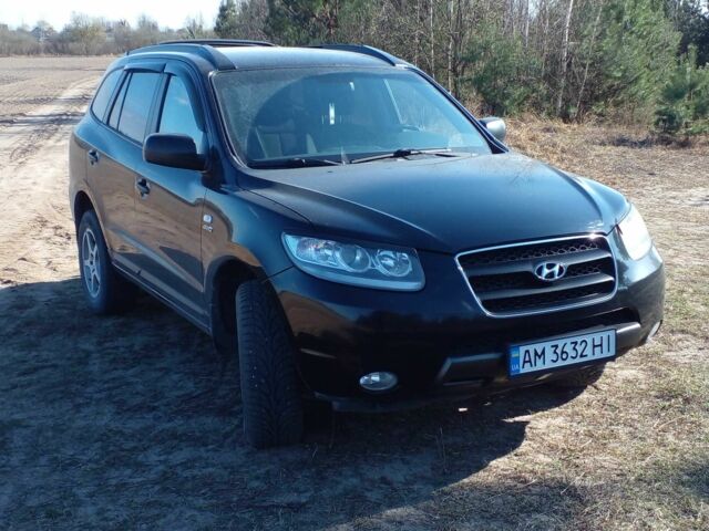 Черный Хендай Санта Фе, объемом двигателя 2.7 л и пробегом 248 тыс. км за 7300 $, фото 1 на Automoto.ua