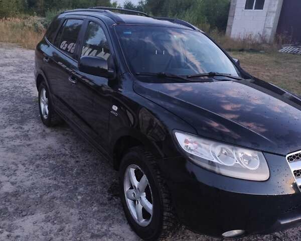 Черный Хендай Санта Фе, объемом двигателя 2.2 л и пробегом 267 тыс. км за 8700 $, фото 3 на Automoto.ua