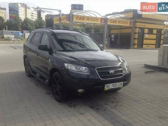 Черный Хендай Санта Фе, объемом двигателя 2 л и пробегом 226 тыс. км за 7900 $, фото 1 на Automoto.ua