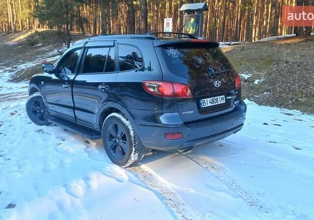 Черный Хендай Санта Фе, объемом двигателя 2.2 л и пробегом 254 тыс. км за 10700 $, фото 1 на Automoto.ua
