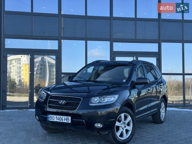 Черный Хендай Санта Фе, объемом двигателя 2.19 л и пробегом 222 тыс. км за 7999 $, фото 2 на Automoto.ua