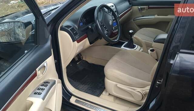 Черный Хендай Санта Фе, объемом двигателя 2.19 л и пробегом 240 тыс. км за 8300 $, фото 10 на Automoto.ua