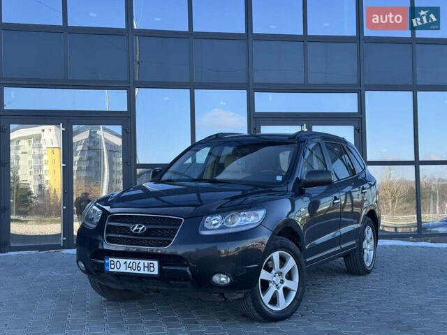 Черный Хендай Санта Фе, объемом двигателя 2.19 л и пробегом 222 тыс. км за 7999 $, фото 1 на Automoto.ua