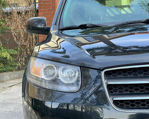 Черный Хендай Санта Фе, объемом двигателя 2.2 л и пробегом 223 тыс. км за 9650 $, фото 5 на Automoto.ua