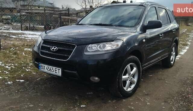Черный Хендай Санта Фе, объемом двигателя 2.19 л и пробегом 240 тыс. км за 8300 $, фото 11 на Automoto.ua