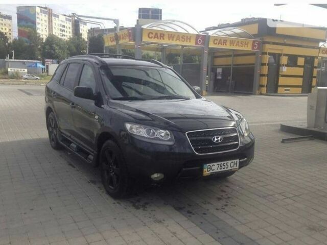 Черный Хендай Санта Фе, объемом двигателя 2 л и пробегом 226 тыс. км за 7900 $, фото 2 на Automoto.ua