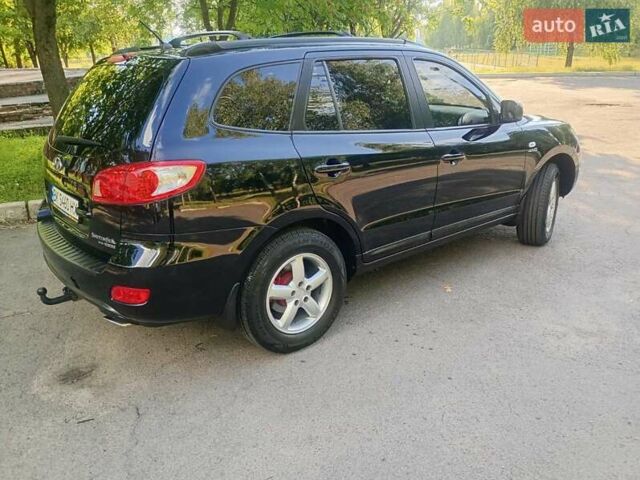 Черный Хендай Санта Фе, объемом двигателя 2.66 л и пробегом 250 тыс. км за 8800 $, фото 2 на Automoto.ua