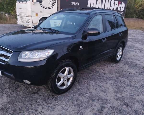 Черный Хендай Санта Фе, объемом двигателя 2.2 л и пробегом 267 тыс. км за 8700 $, фото 5 на Automoto.ua