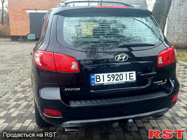 Черный Хендай Санта Фе, объемом двигателя 2.7 л и пробегом 217 тыс. км за 7900 $, фото 6 на Automoto.ua