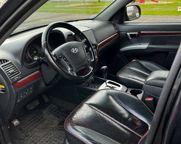 Черный Хендай Санта Фе, объемом двигателя 2.19 л и пробегом 220 тыс. км за 12000 $, фото 9 на Automoto.ua