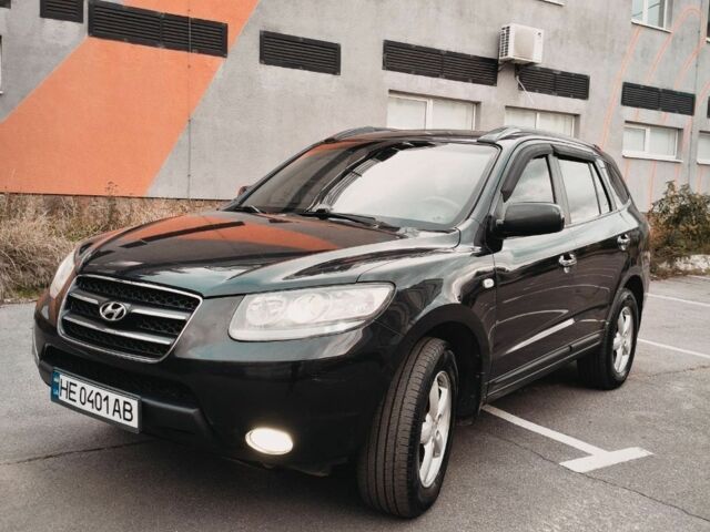 Черный Хендай Санта Фе, объемом двигателя 2.2 л и пробегом 222 тыс. км за 8799 $, фото 1 на Automoto.ua
