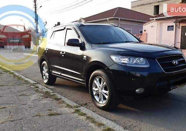 Черный Хендай Санта Фе, объемом двигателя 2.2 л и пробегом 230 тыс. км за 10700 $, фото 2 на Automoto.ua
