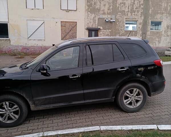Черный Хендай Санта Фе, объемом двигателя 2.2 л и пробегом 250 тыс. км за 12900 $, фото 1 на Automoto.ua