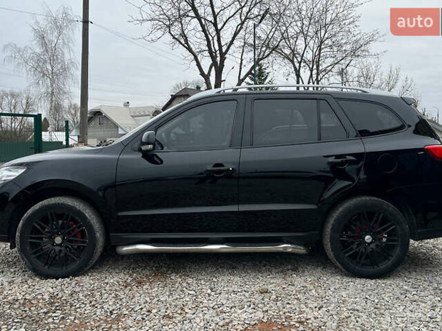 Черный Хендай Санта Фе, объемом двигателя 2.2 л и пробегом 242 тыс. км за 12900 $, фото 4 на Automoto.ua