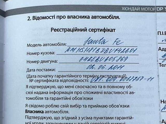 Черный Хендай Санта Фе, объемом двигателя 2.4 л и пробегом 126 тыс. км за 15000 $, фото 126 на Automoto.ua