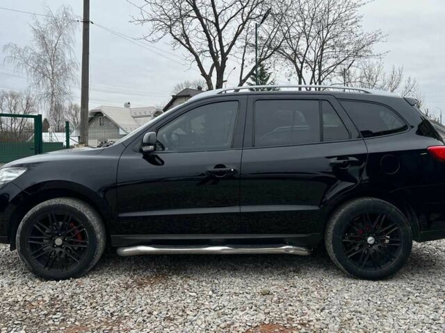 Черный Хендай Санта Фе, объемом двигателя 2.2 л и пробегом 242 тыс. км за 12900 $, фото 4 на Automoto.ua