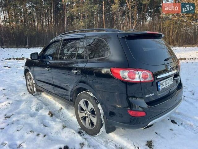Черный Хендай Санта Фе, объемом двигателя 2.2 л и пробегом 256 тыс. км за 12250 $, фото 3 на Automoto.ua