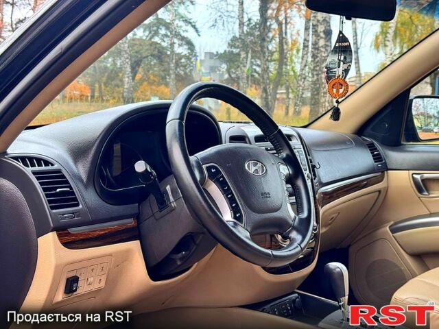 Чорний Хендай Санта Фе, об'ємом двигуна 2.4 л та пробігом 158 тис. км за 12450 $, фото 4 на Automoto.ua