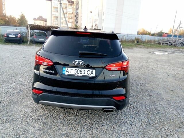 Черный Хендай Санта Фе, объемом двигателя 2.4 л и пробегом 136 тыс. км за 13669 $, фото 4 на Automoto.ua