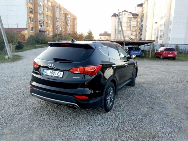 Черный Хендай Санта Фе, объемом двигателя 2.4 л и пробегом 136 тыс. км за 13669 $, фото 3 на Automoto.ua